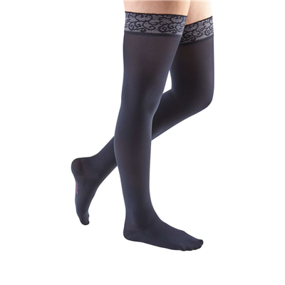 mediven comfort - pair 30-40 mmHg thigh with lace topband petite closed toe Product Image